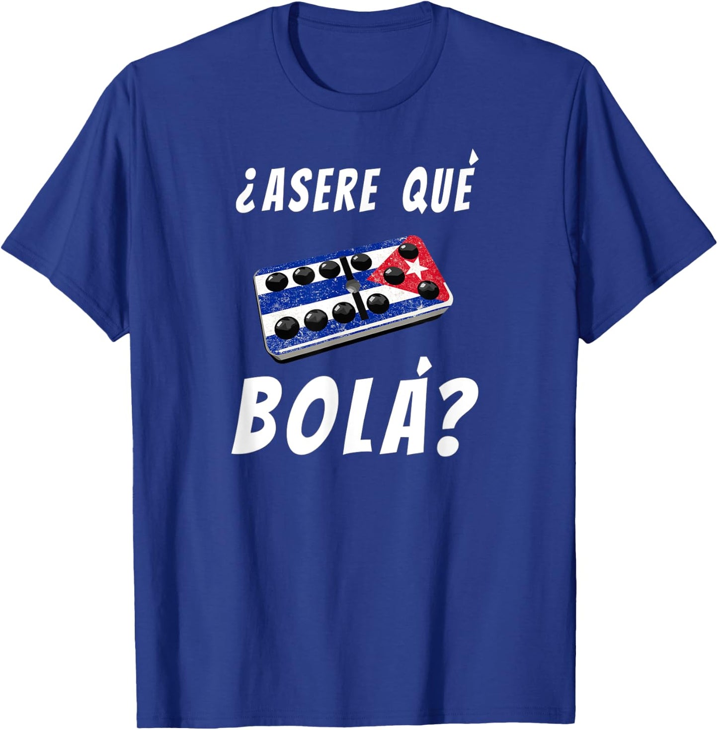 Cuban Dominoes shirt Miami Florida Cuba Greeting T-Shirt - T-Shirt | Royal