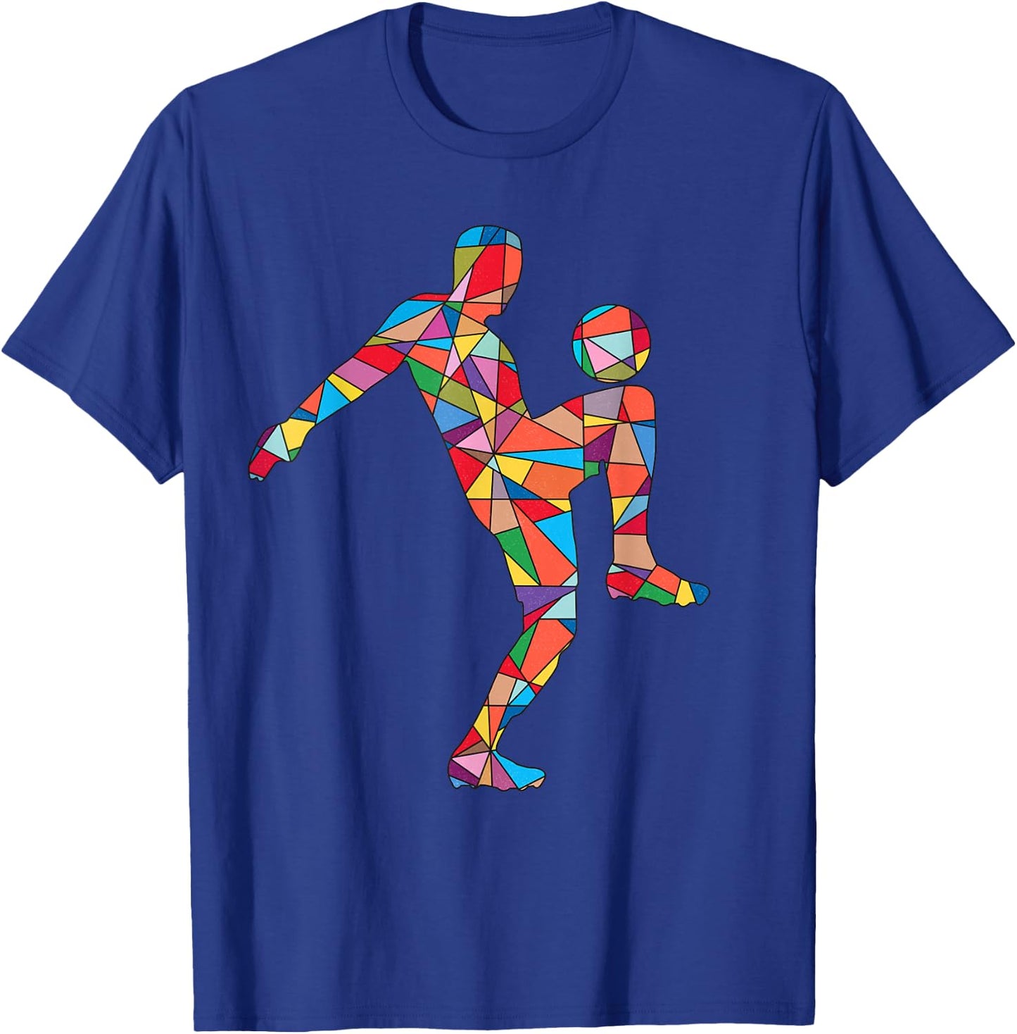 Soccer Player Sports Men Kids Boys Soccer T-Shirt - T-Shirt | Royal