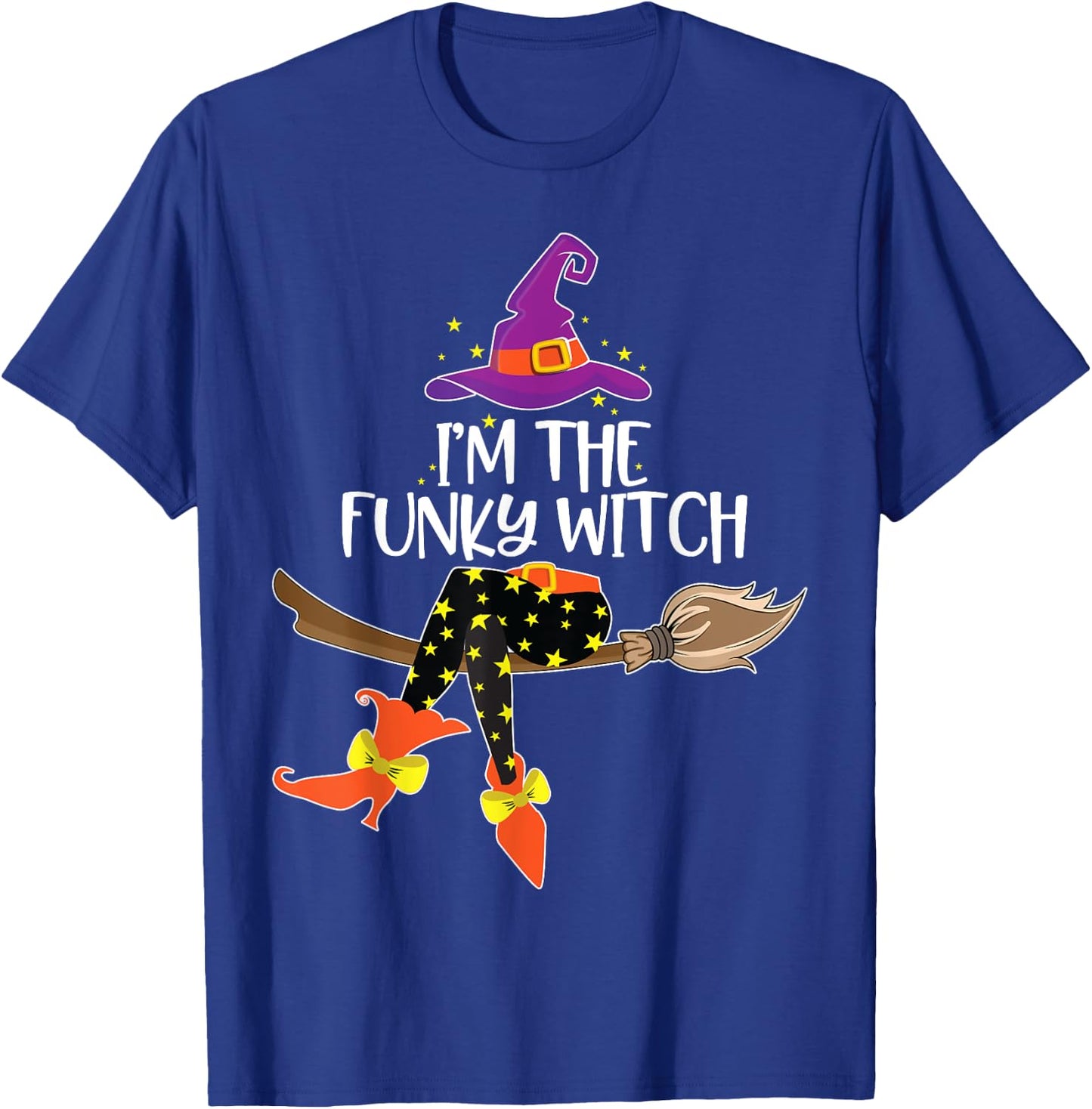 Im the Funky Witch Shirt Halloween Matching Group Costume T-Shirt - T-Shirt | Royal