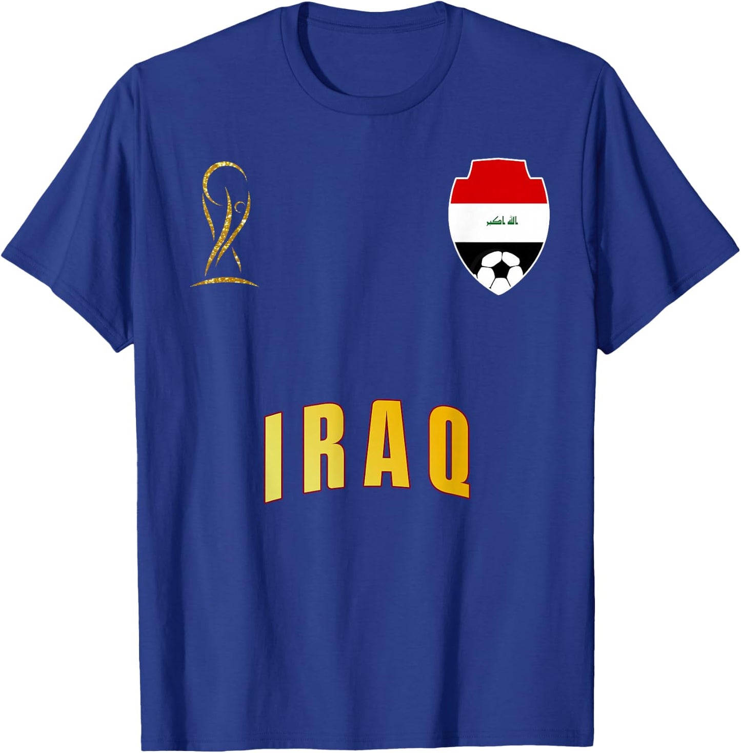 Retro Iraq Flag Iraqi Pride Lovers T-Shirt - T-Shirt | Royal