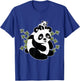 Papa Bear Panda Dad Baby Daddy Cute Fathers Day Gift T-Shirt - T-Shirt | Royal
