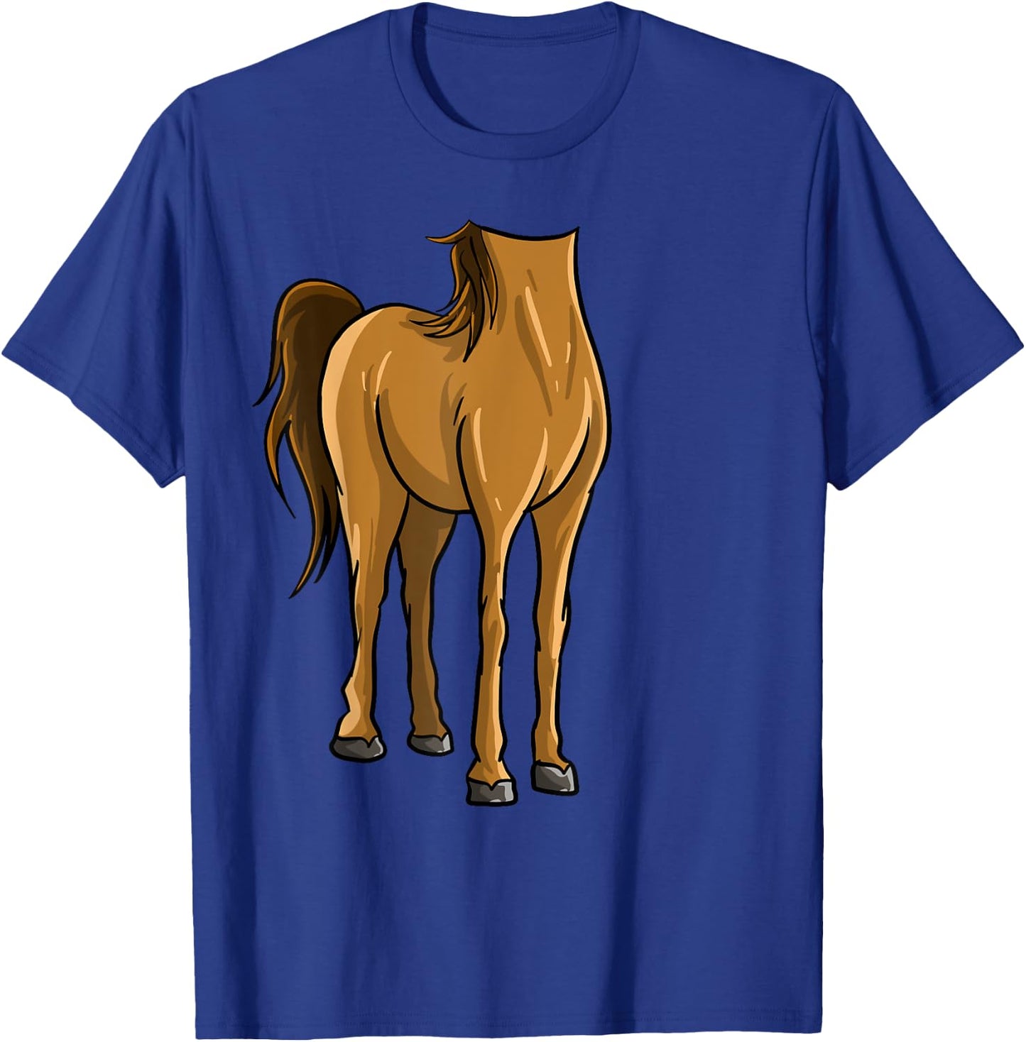 Cool Headless Horse Halloween Costume | Funny Lazy DIY Gift T-Shirt - T-Shirt | Royal