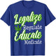 Marijuana Supporter Legalization Weed 420 Medical Cannabis T-Shirt - T-Shirt | Royal