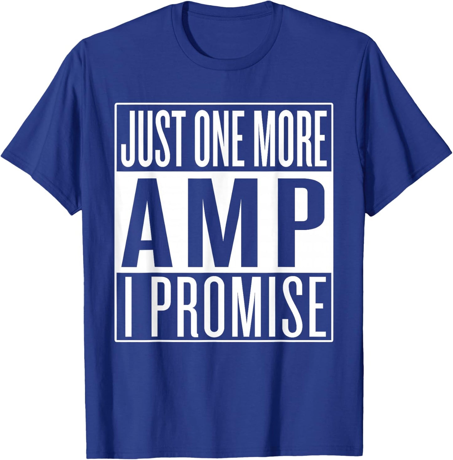 Just One More Amplifier, Car Audio Technician T-Shirt - T-Shirt | Royal