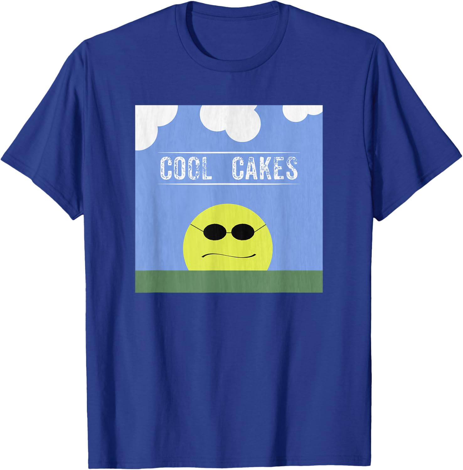 Cool Cakes Shirt | Thrift Store Weird Gift Novelty T-Shirt - T-Shirt | Royal