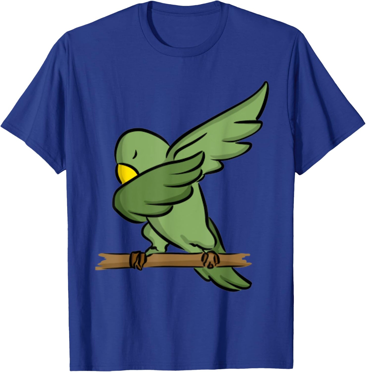 Dabbing Parakeet Bird T-Shirt - T-Shirt | Royal