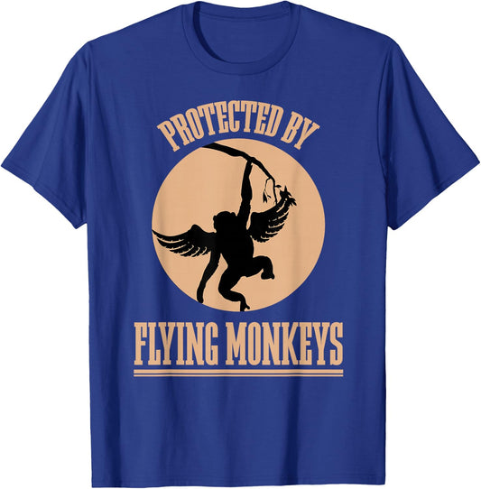 Protected Wizard of OZ Wicked Witch Get My Flying Monkeys T-Shirt - T-Shirt | Royal