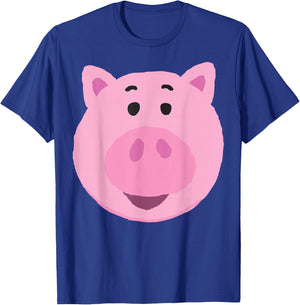 Disney Pixar Toy Story Hamm Big Face T-Shirt - T-Shirt | Royal