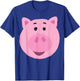 Disney Pixar Toy Story Hamm Big Face T-Shirt - T-Shirt | Royal