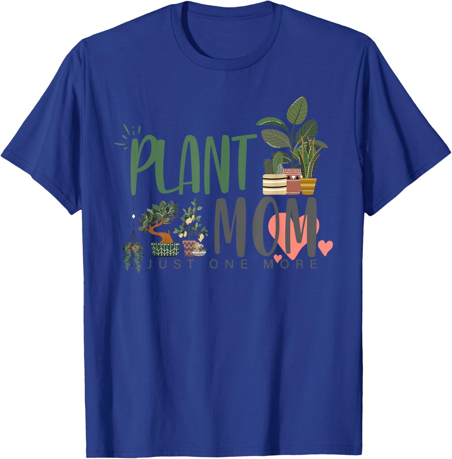 Plant Mom | Plant Lover T-Shirt - T-Shirt | Royal