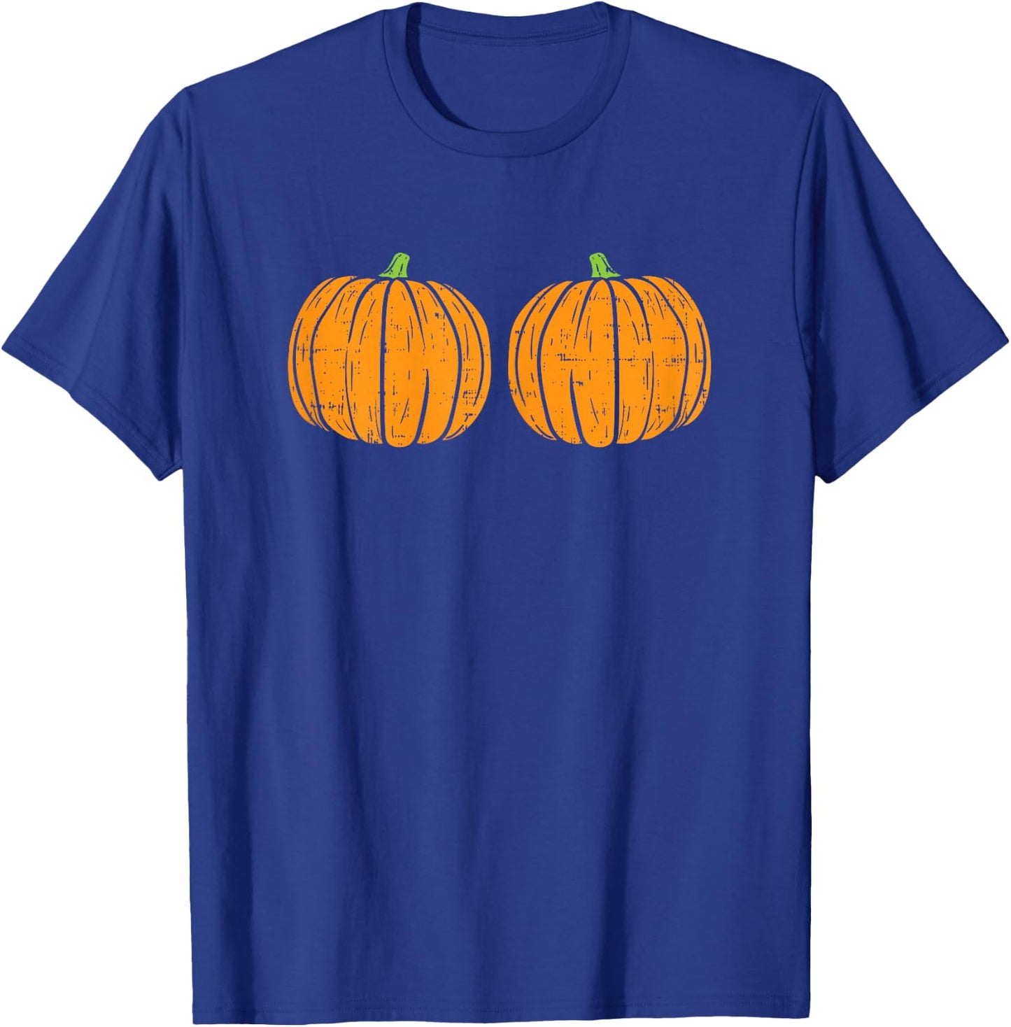 Sexy Naughty Halloween Shirt Pumpkin Bra Boobs T-Shirt - T-Shirt | Royal