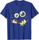 Cute Monster Face Halloween Costumes Kids Fun T-Shirt - T-Shirt | Royal