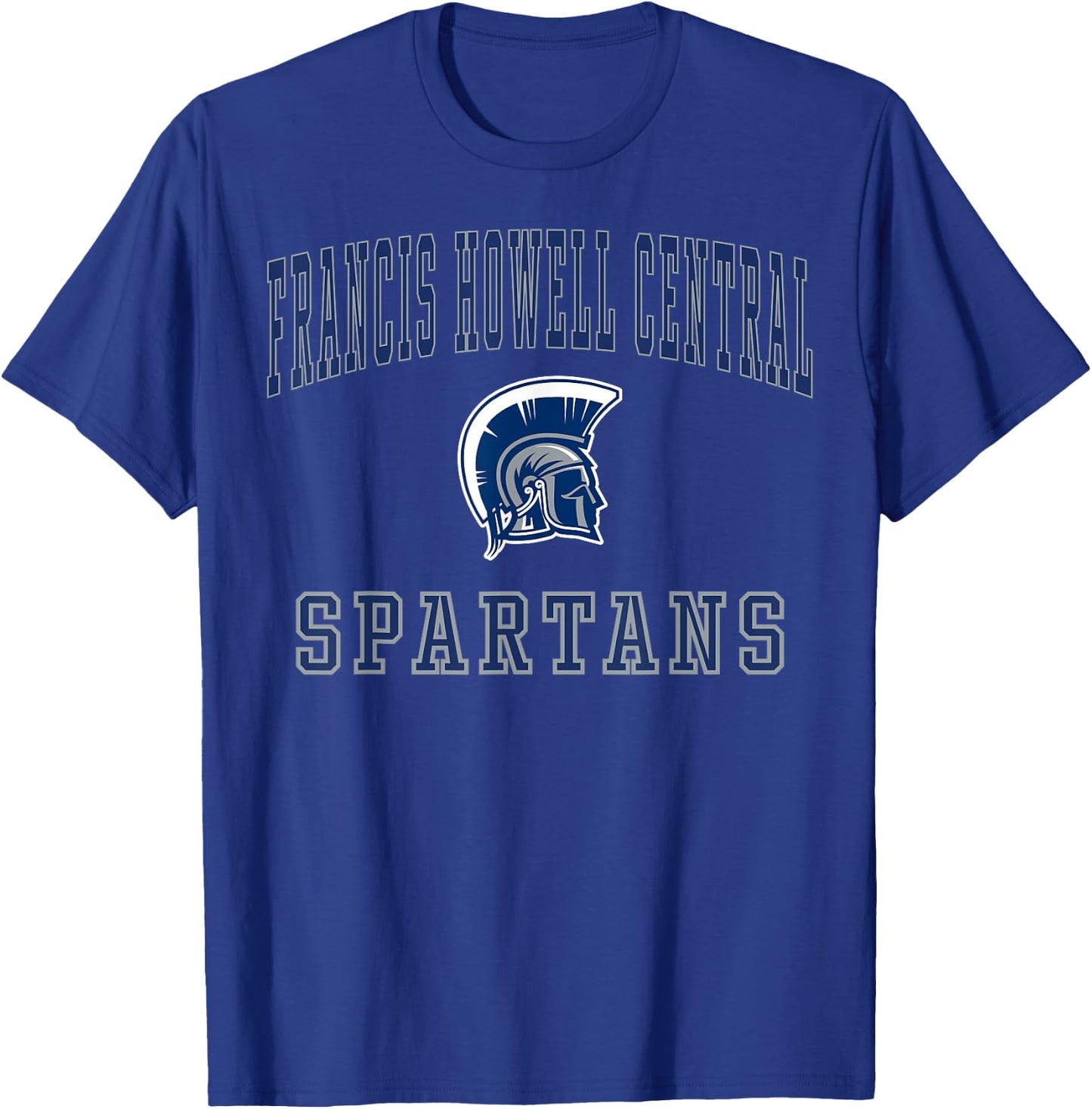 Francis Howell Central High School Spartans C1 T-Shirt - T-Shirt | Royal