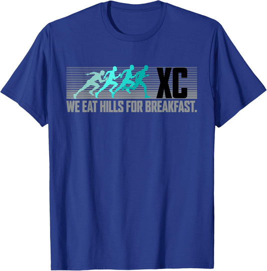 Cross Country Running T-Shirt - T-Shirt | Royal