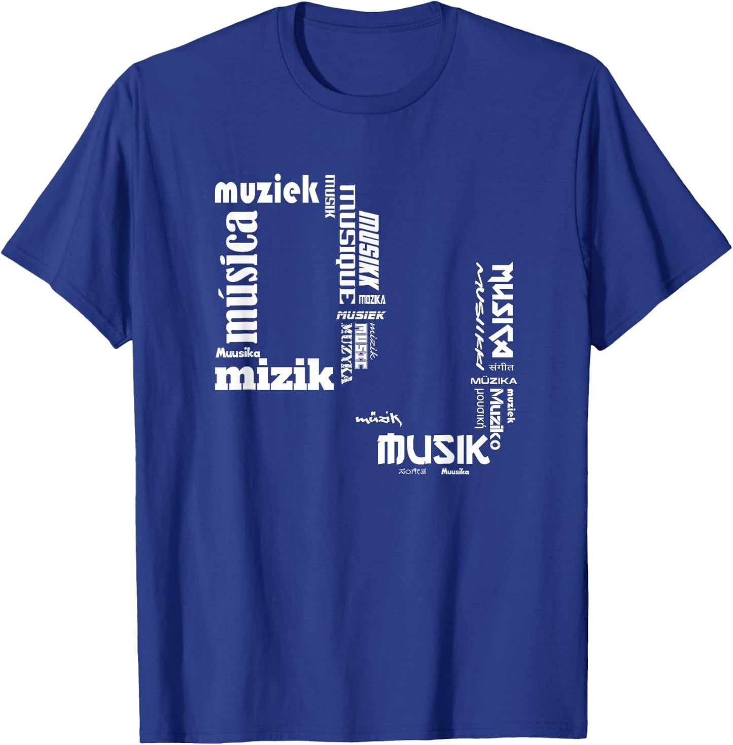 DJ in international Languages Shirt T-Shirt - T-Shirt | Royal