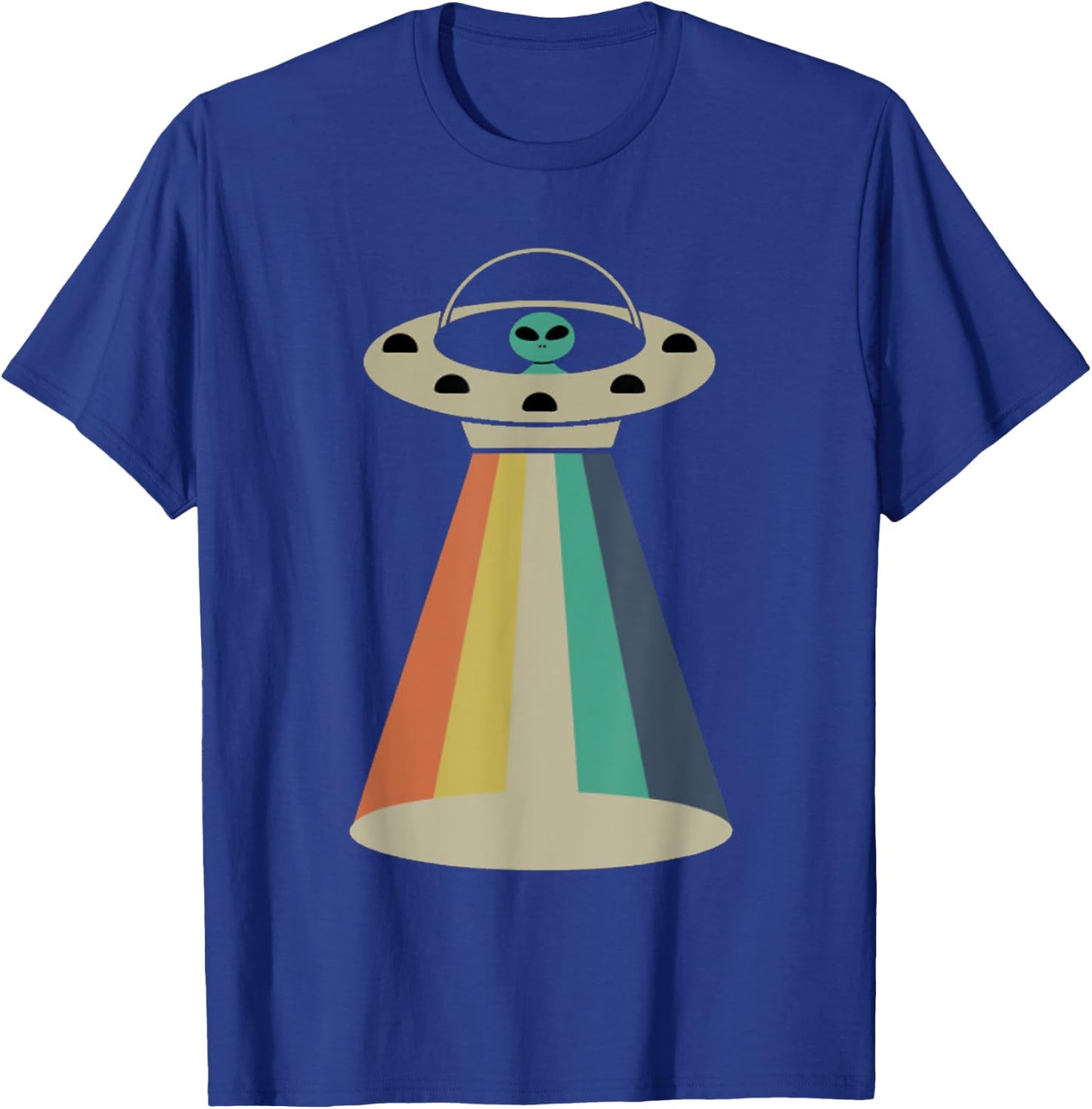 Retro Vintage Alien T-Shirt - T-Shirt | Royal