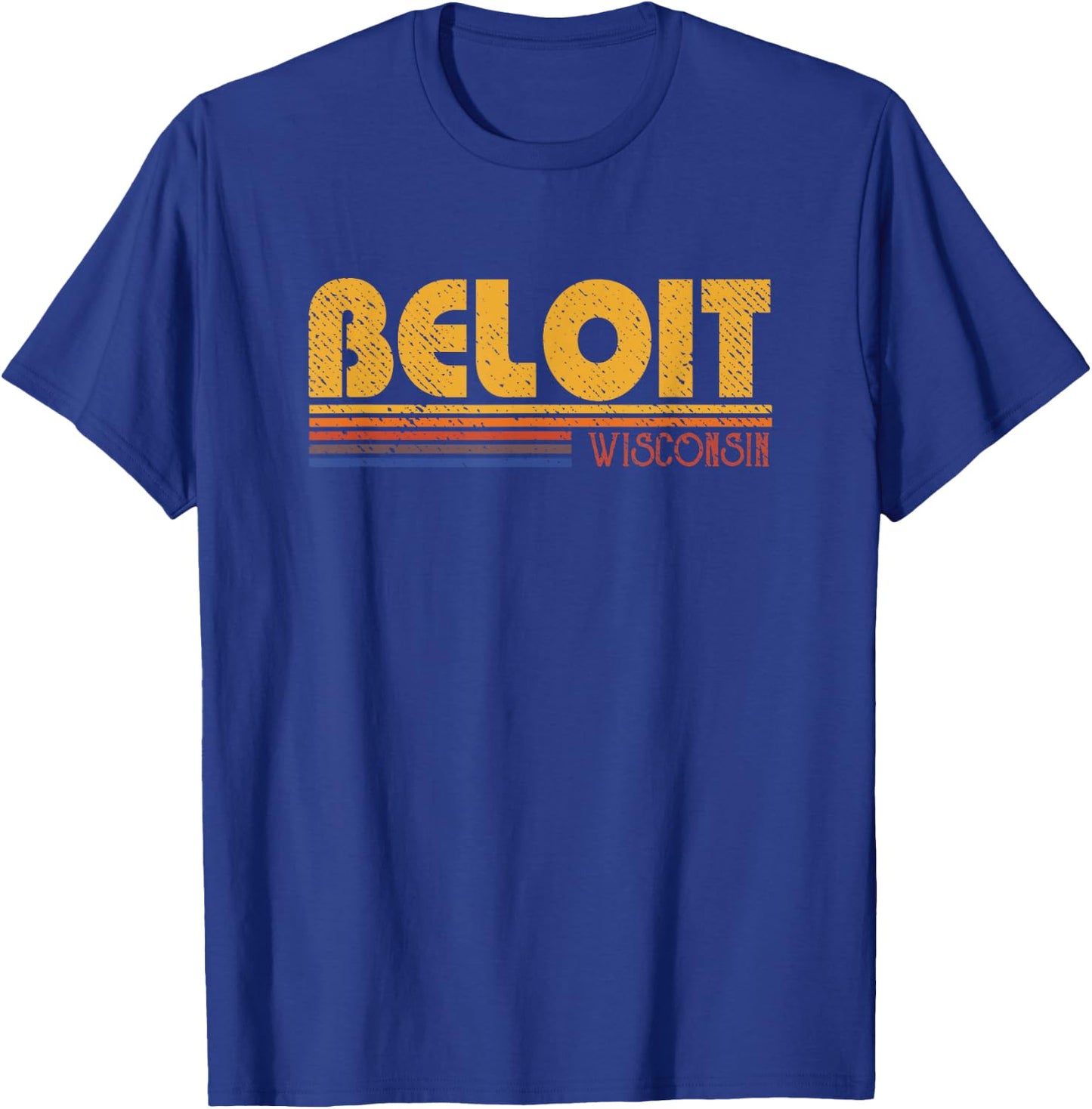 Retro Beloit Wisconsin T-Shirt - T-Shirt | Royal