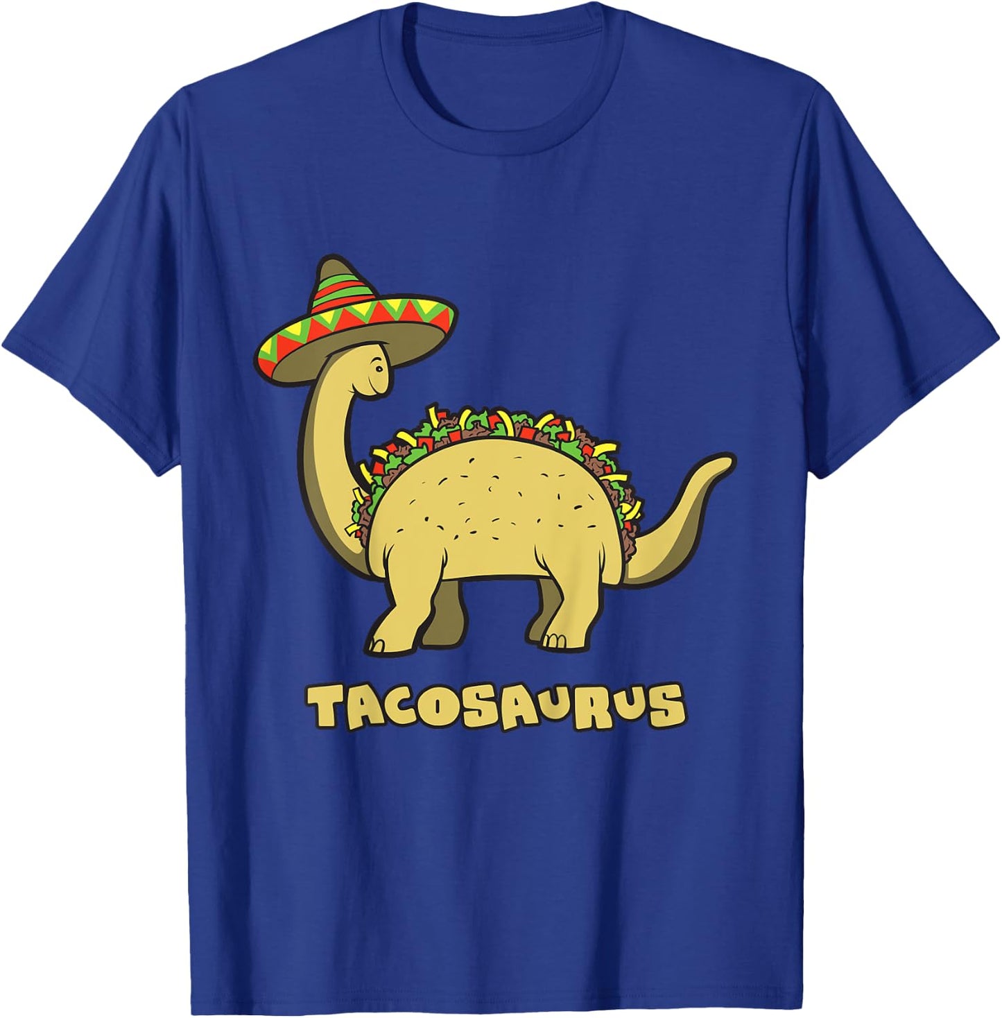 Funny Tacosaurus - Kids' Taco Dinosaur Gift T-Shirt - T-Shirt | Royal