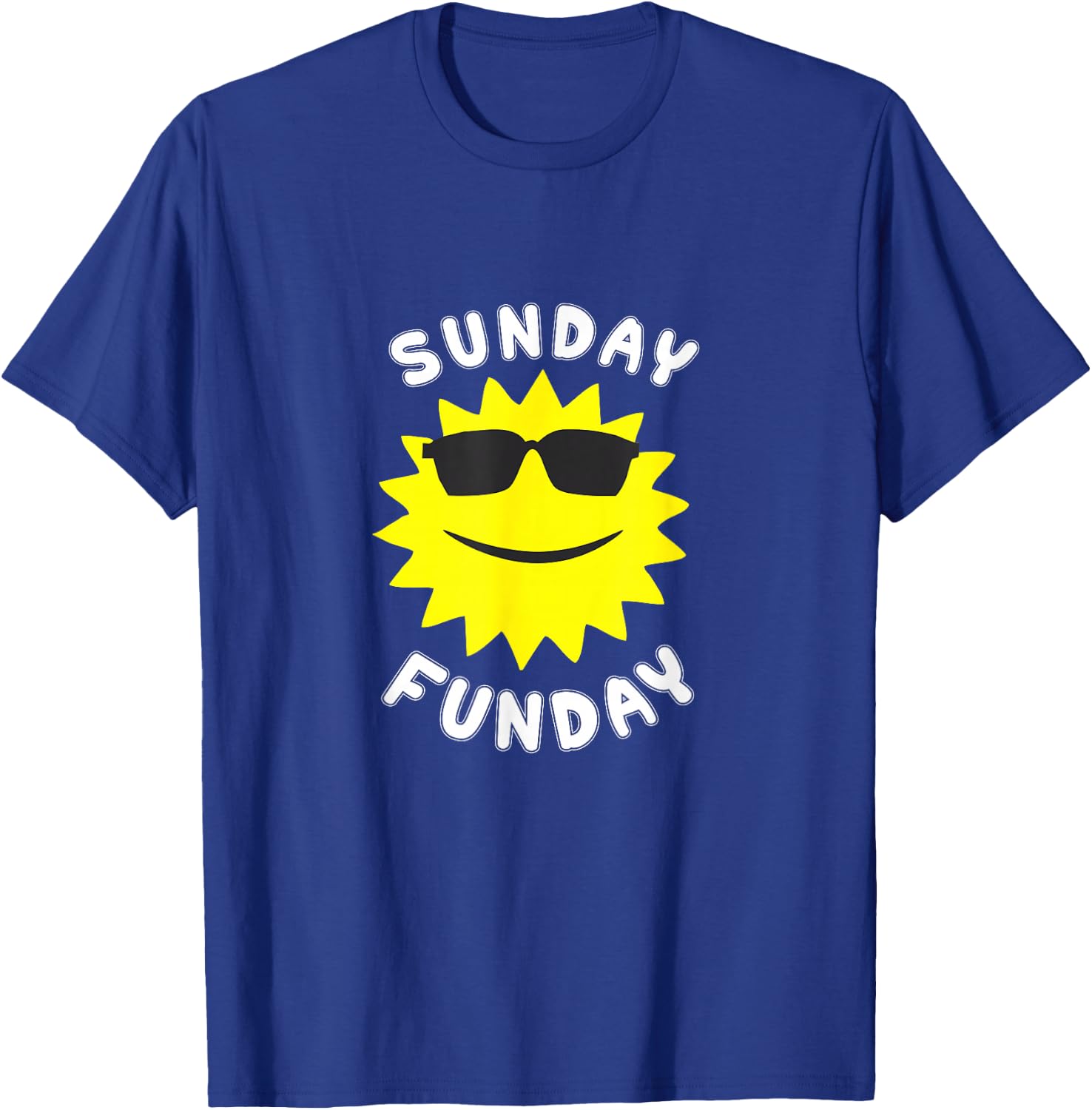 Sunday (Sun Day) Funday (Fun Day) T-Shirt - T-Shirt | Royal