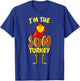 Son Turkey Matching Family PJs Outfit Funny Thanksgiving T-Shirt - T-Shirt | Royal