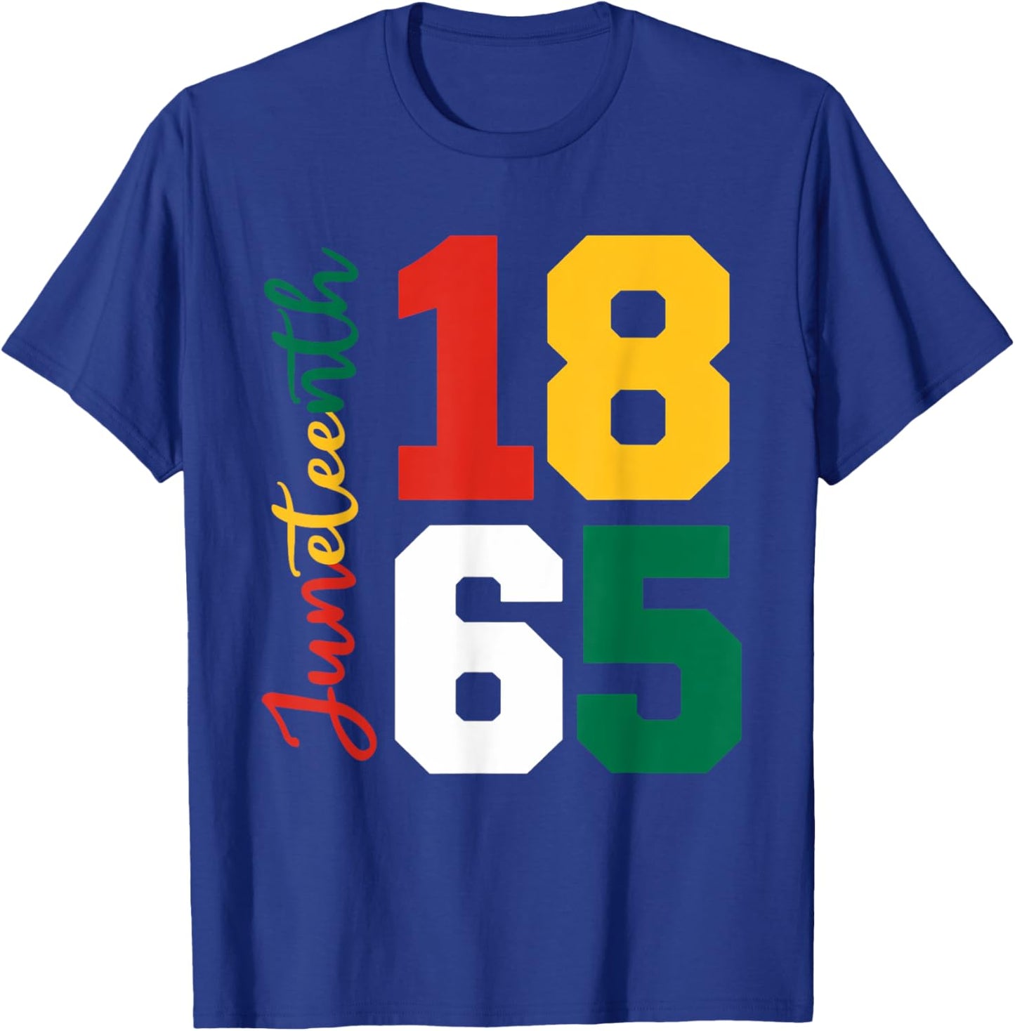 Juneteenth Shirts Women Men African American Juneteenth 1865 T-Shirt - T-Shirt | Royal