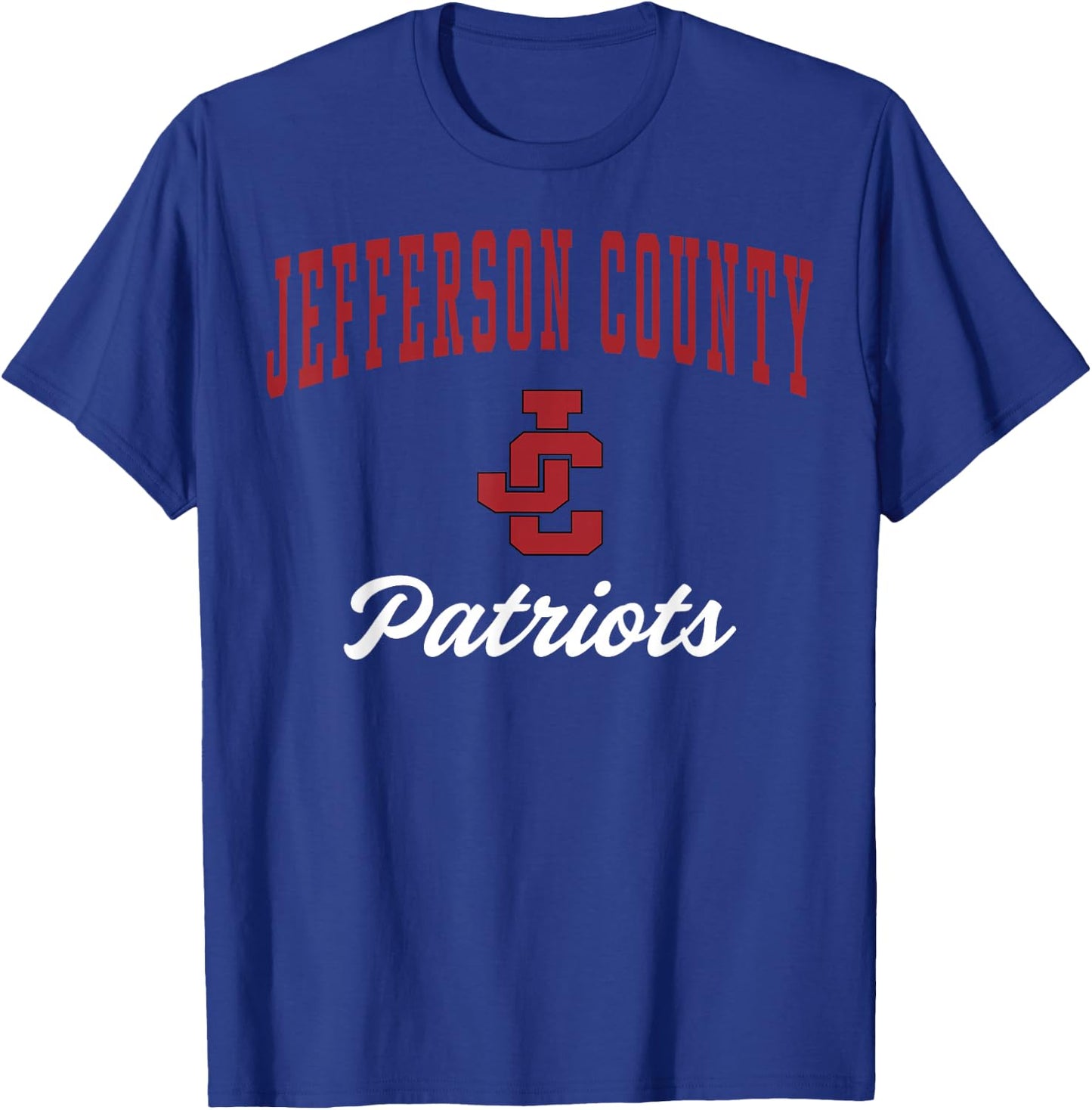 Jefferson County High School Patriots C3 T-Shirt - T-Shirt | Royal