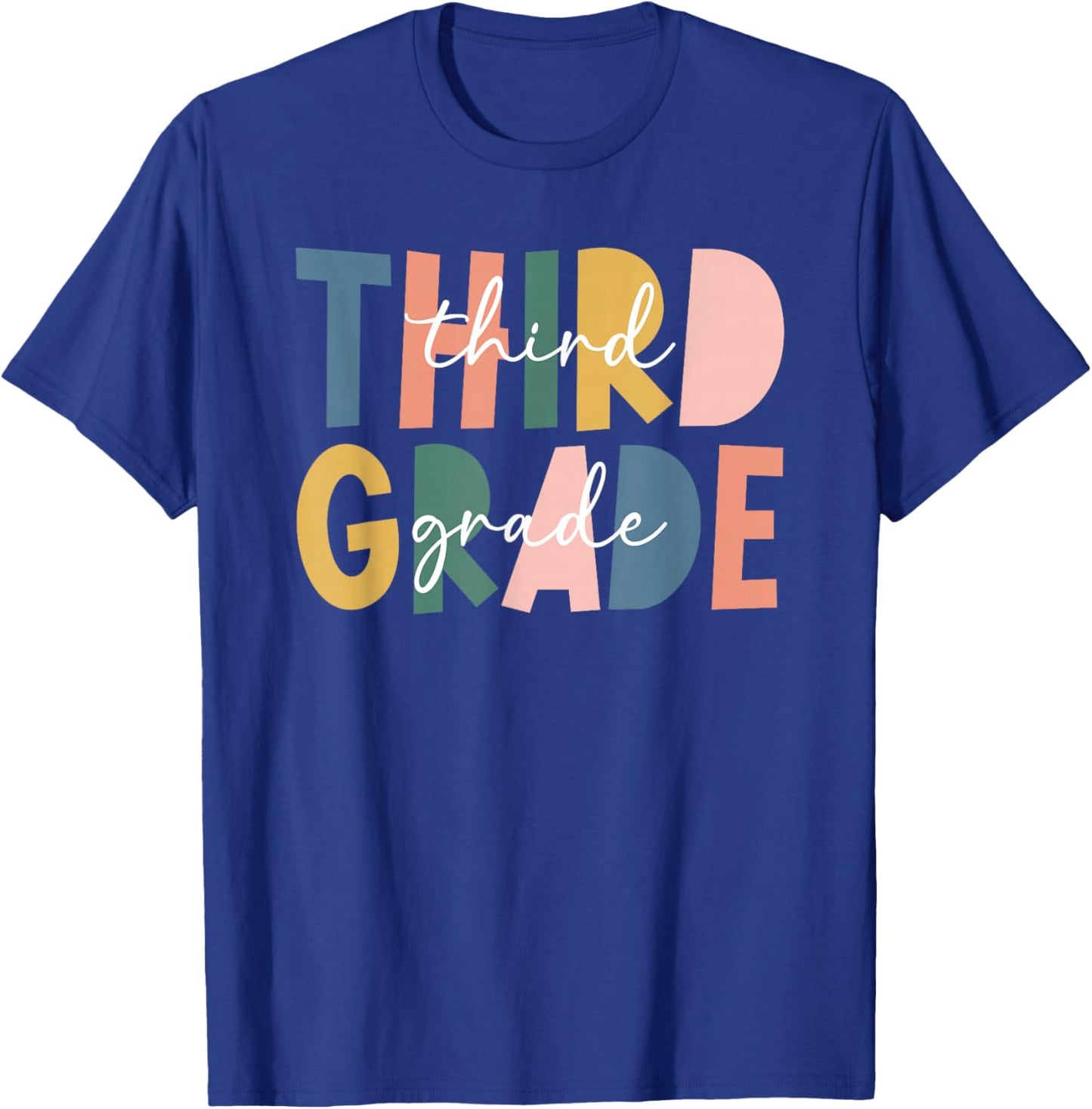 Third Grade Teacher Best 3rd Grade Teacher T-Shirt - T-Shirt | Royal
