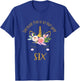 Kids Unicorn 6th Birthday Shirt, Golden Birthday Girl Outfit T-Shirt - T-Shirt | Royal