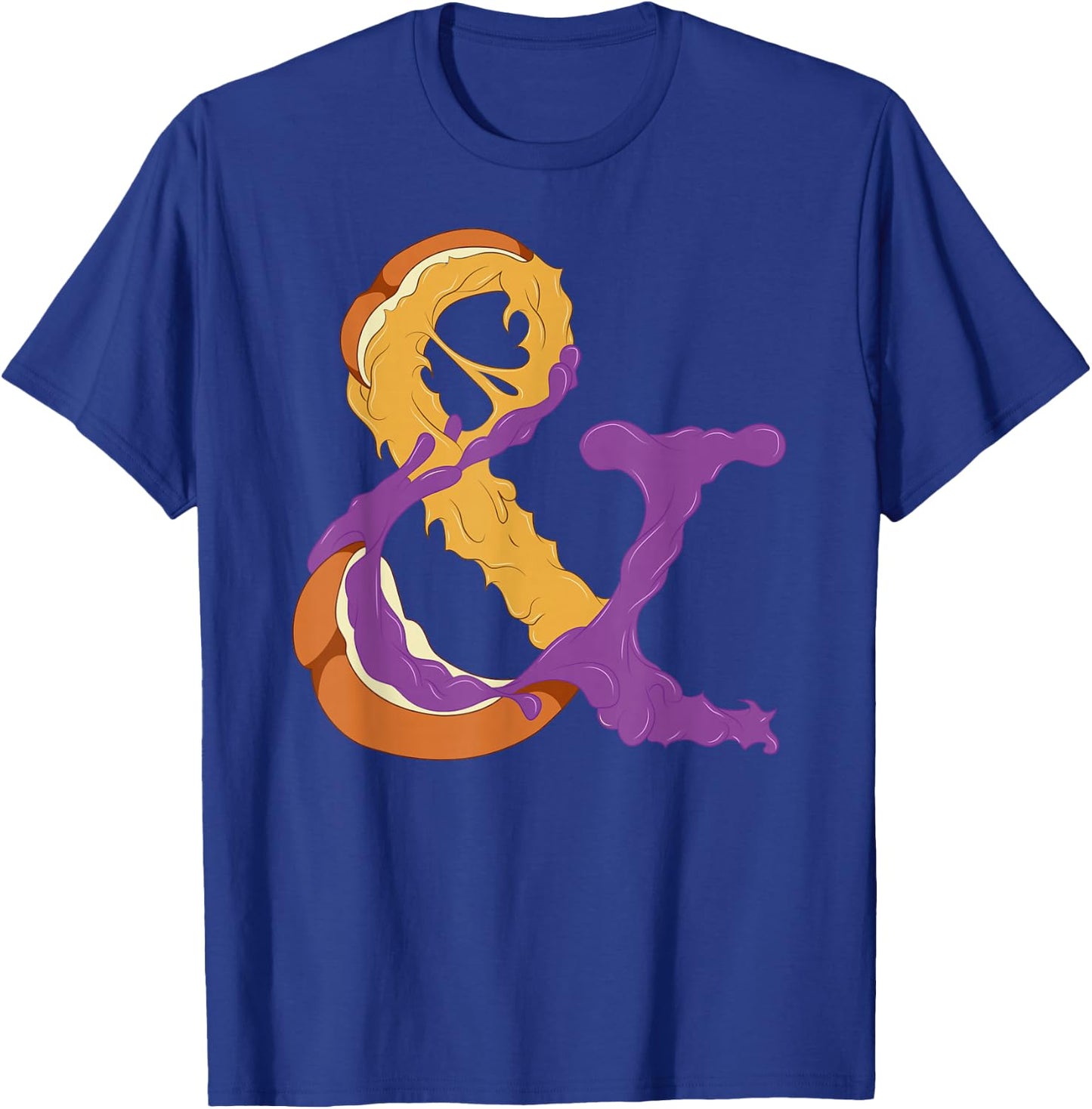 Peanut Butter Lover - Costume Peanut Butter and Jelly T-Shirt - T-Shirt | Royal