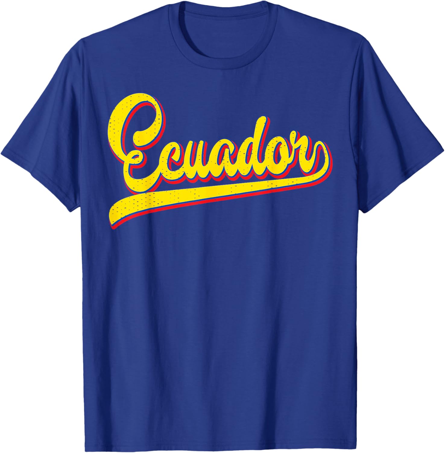 Ecuador National Pride Flag Shir Equadorian Men Women Kids T-Shirt - T-Shirt | Royal