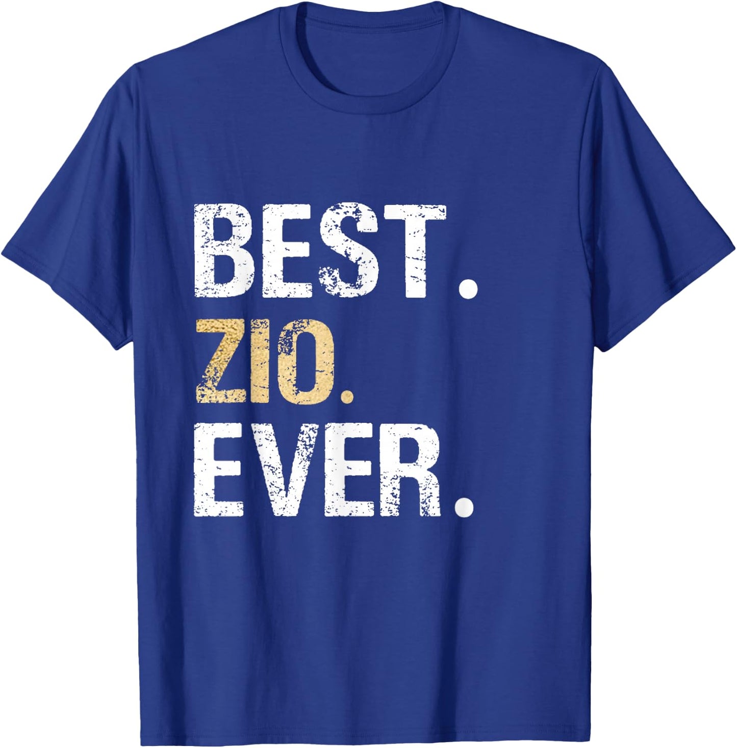 Best Zio Ever Graphic Italian Gift from Niece or Nephew T-Shirt - T-Shirt | Royal