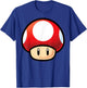 Super Mario Red Mushroom Big Face T-Shirt - T-Shirt | Royal