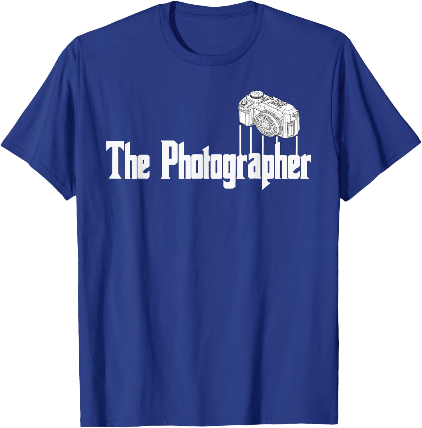 Funny The Photographer Photography Camera T-Shirt - T-Shirt | Royal
