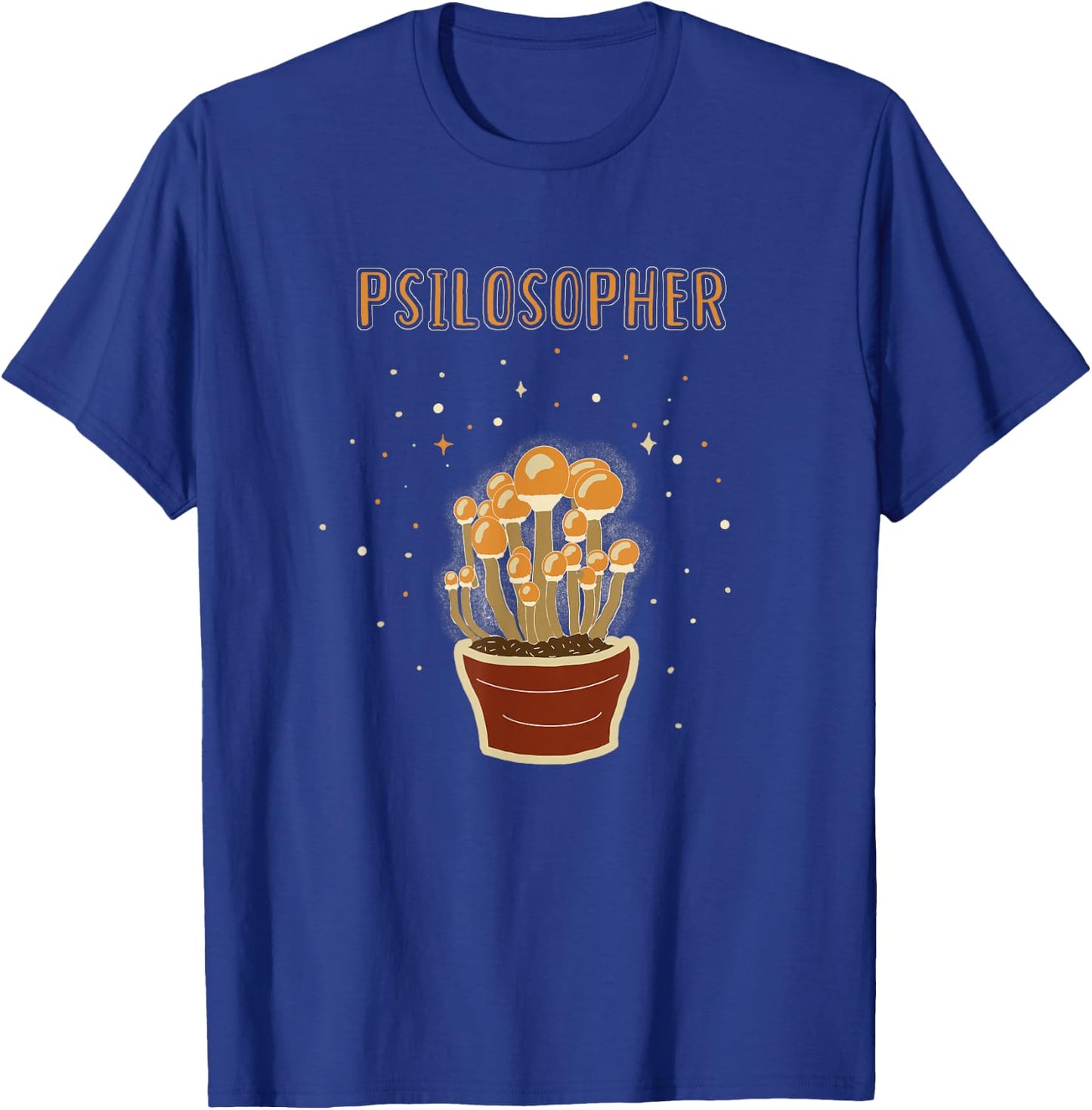 Psilosopher - Psilocybin Mushrooms - Entheogen T-Shirt - T-Shirt | Royal