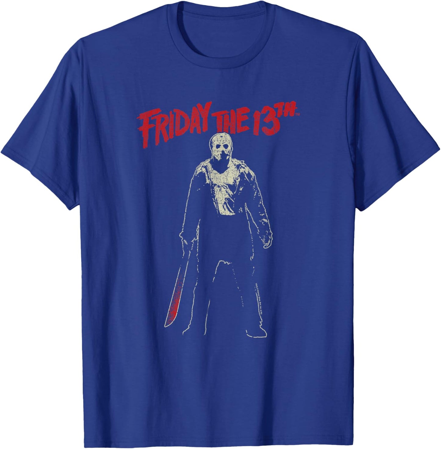 Friday the 13th Chchch Ahahah T-Shirt - T-Shirt | Royal