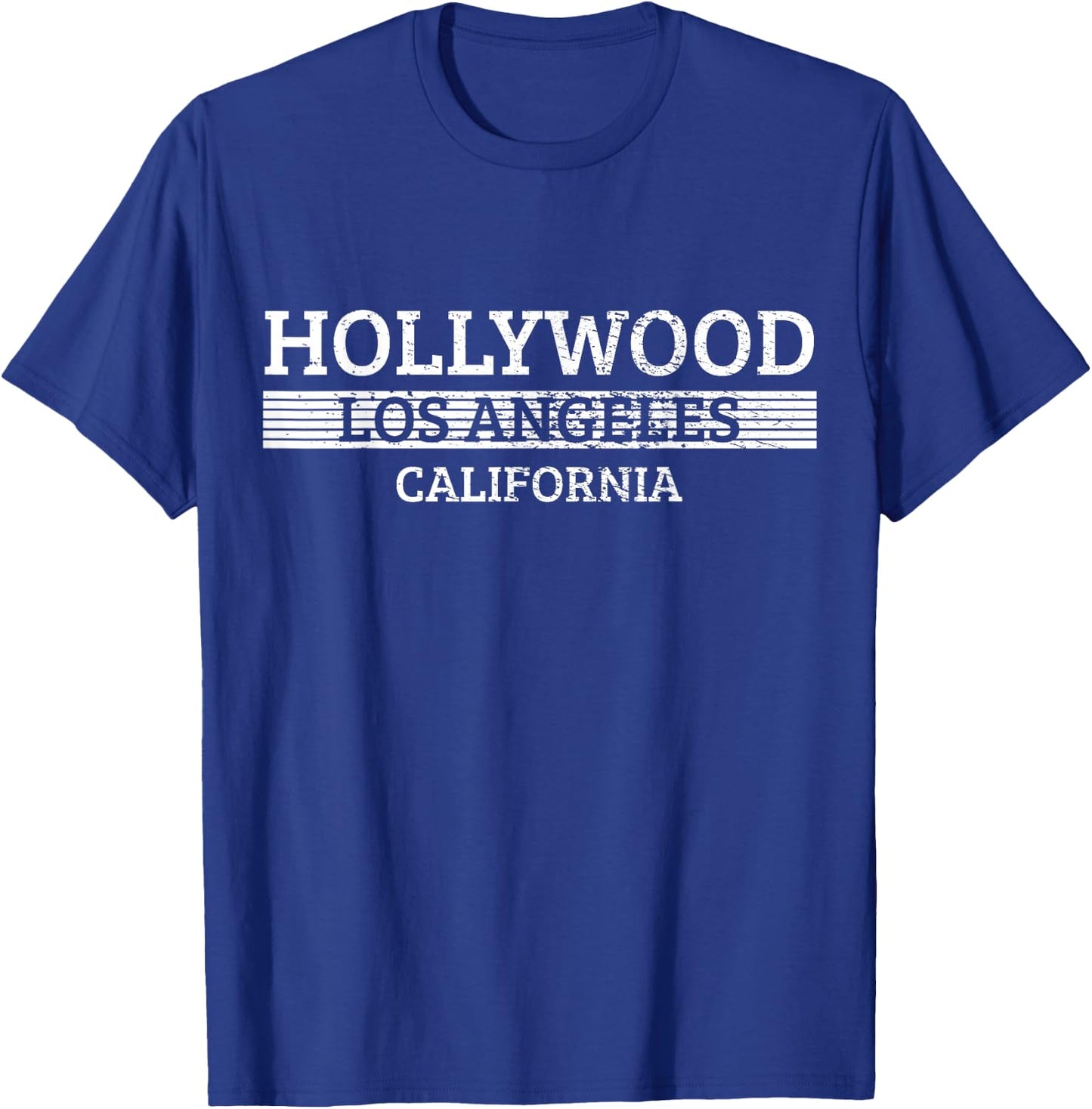 Travel Hollywood Los Angeles Gifts T-Shirt - T-Shirt | Royal