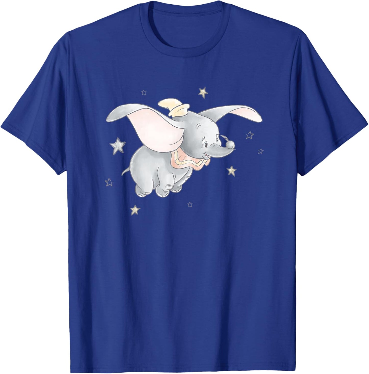 Disney Classic Dumbo and Magic Feather Watercolor T-Shirt - T-Shirt | Royal