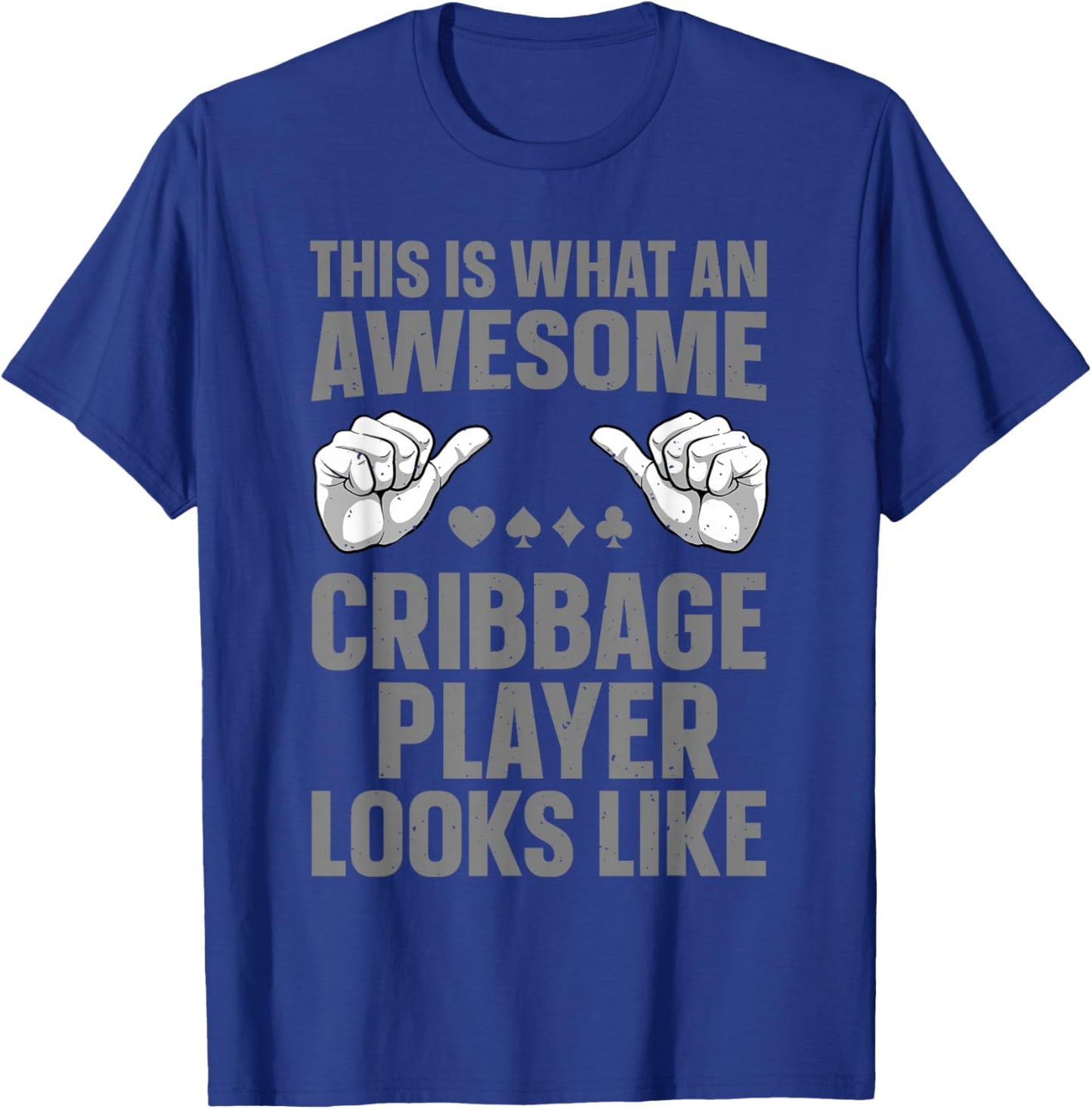 Cribbage Art Women Cribbage Board Cribbage Players T-Shirt - T-Shirt | Royal