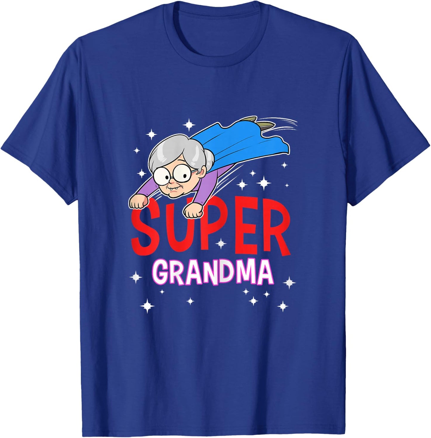 Super Grandma Superhero Grandma Nana Heroine T-Shirt - T-Shirt | Royal