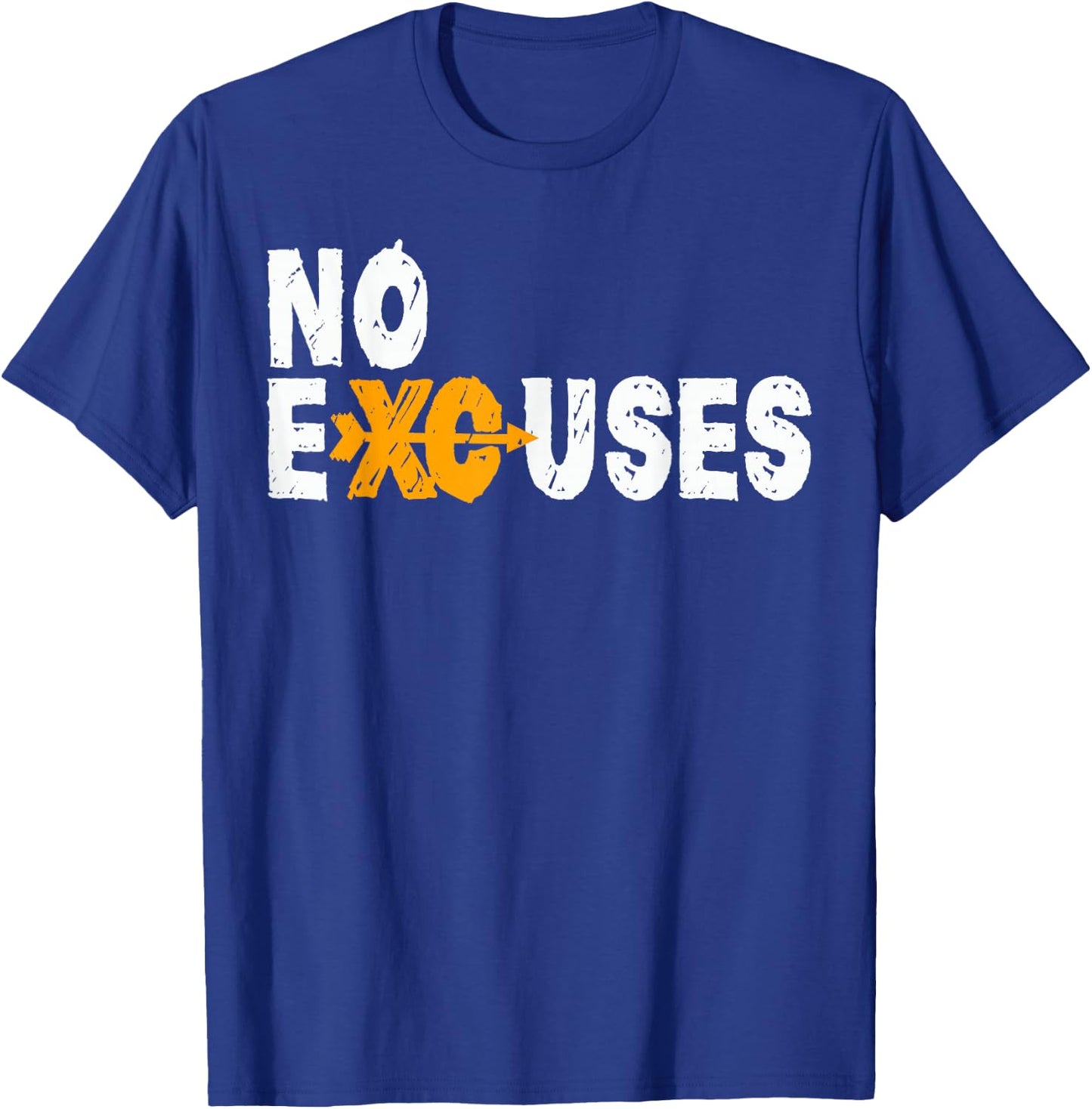 No Excuses Cross Country Running Shirt for XC Runners T-Shirt - T-Shirt | Royal