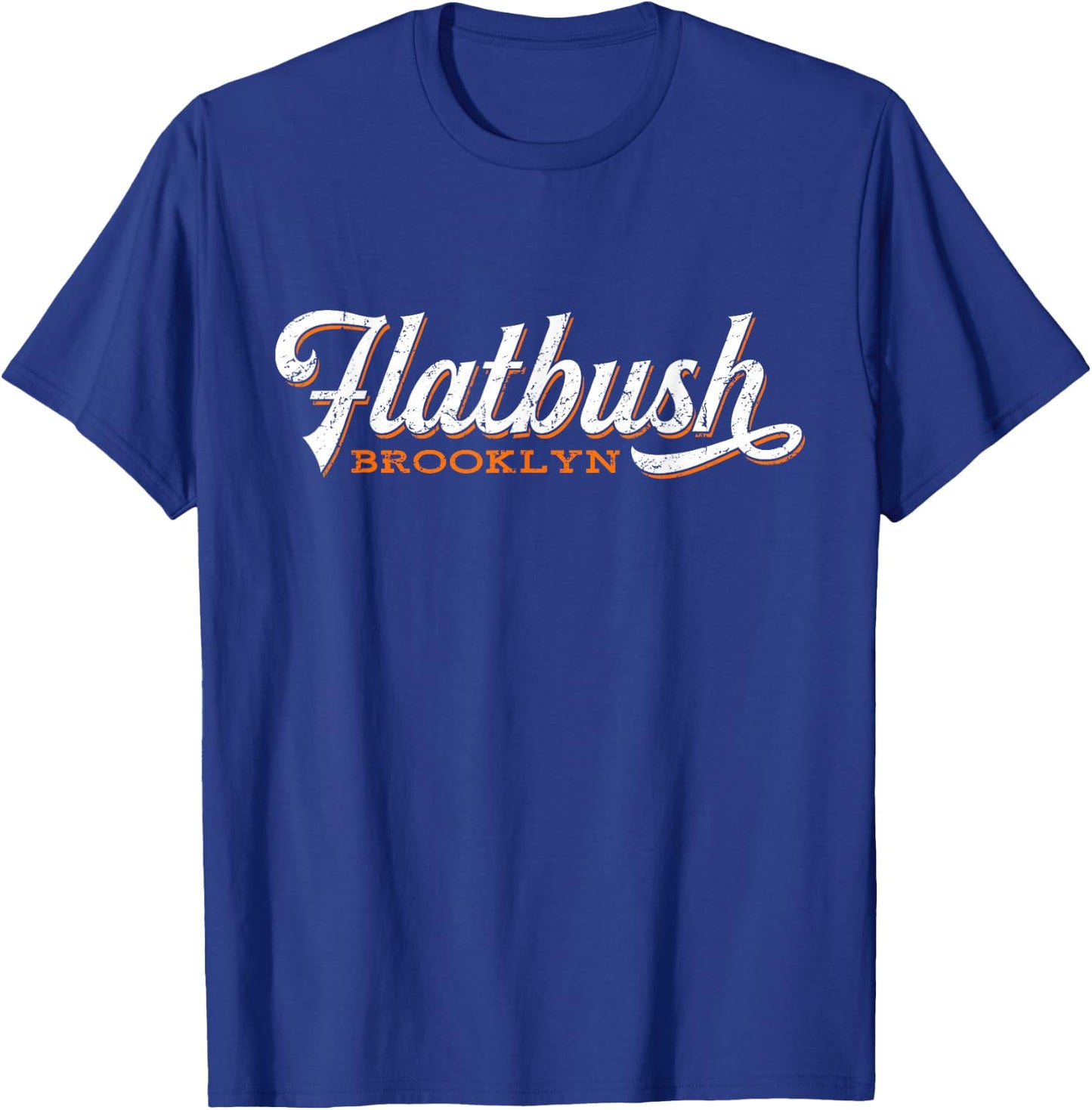 Flatbush Brooklyn New York Retro Cool T-Shirt - T-Shirt | Royal