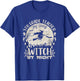 5th Grade Teacher By Day Witch By Night Funny Halloween T-Shirt - T-Shirt | Royal