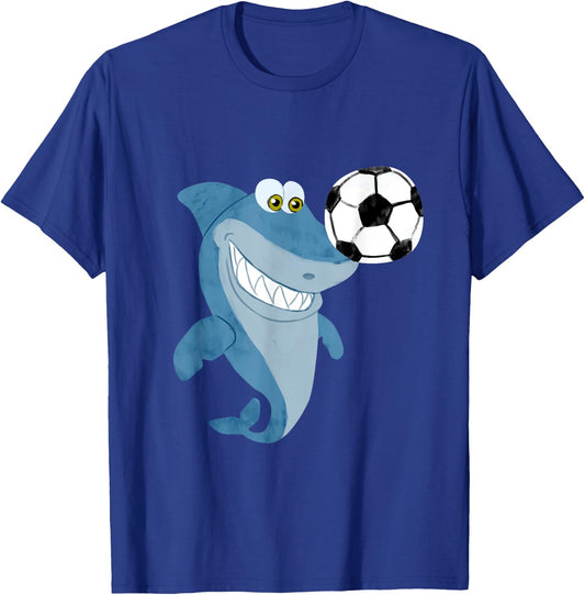 Soccer Team Shark - Soccer Player T-Shirt - T-Shirt | Royal