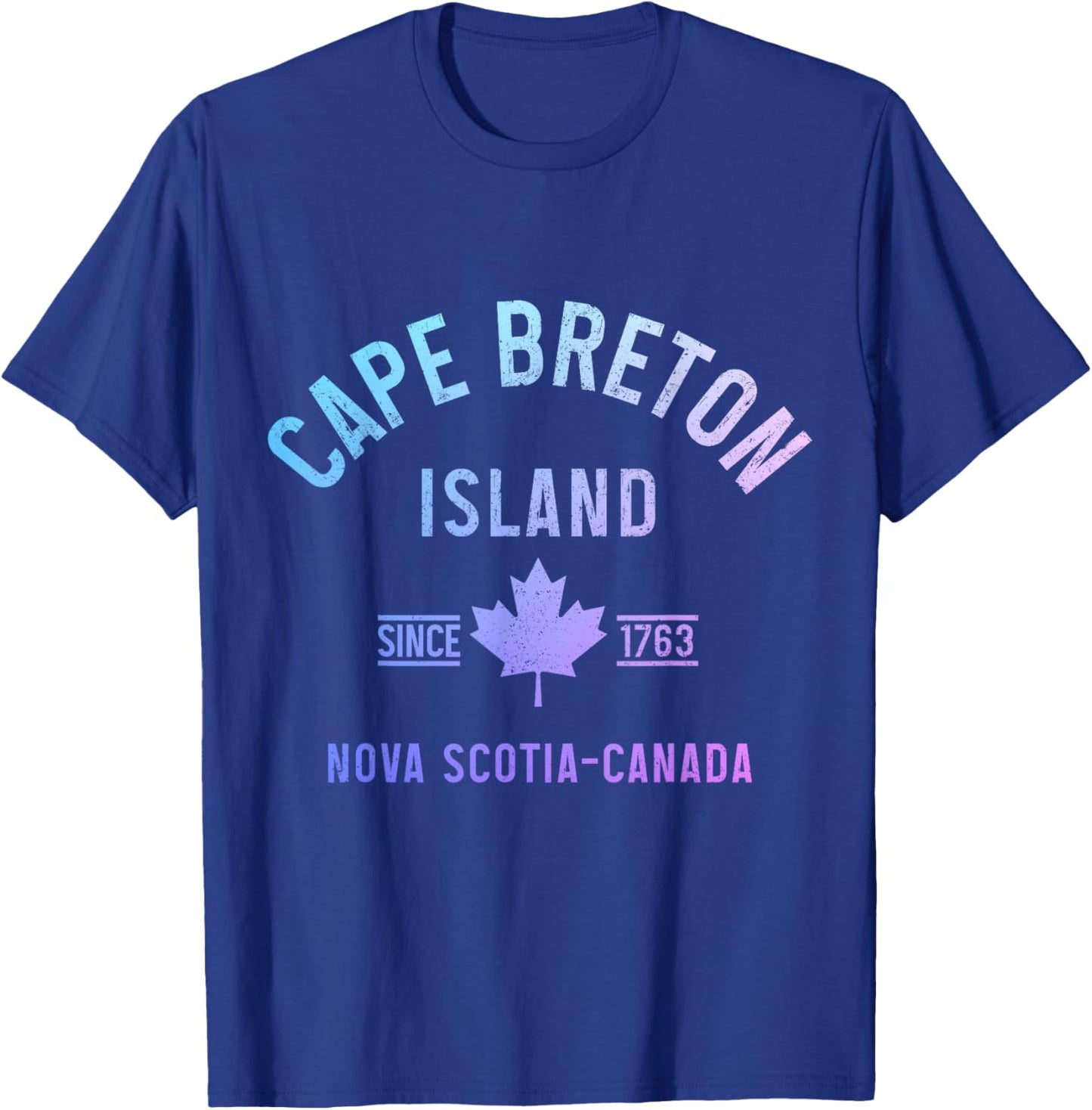 Cape Breton Island Nova Scotia Canada Souvenirs T-Shirt - T-Shirt | Royal
