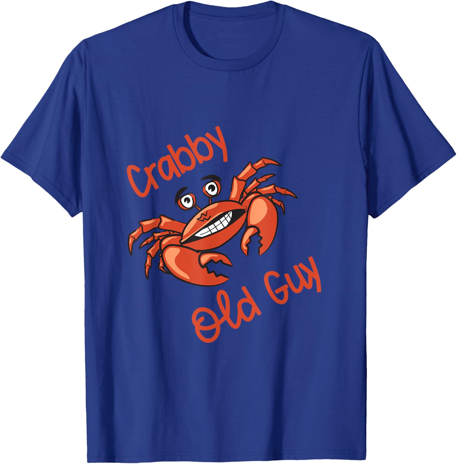 Crabby Old Guy T-Shirt - T-Shirt | Royal