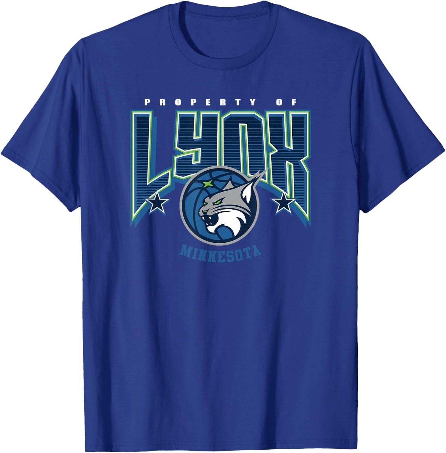 WNBA Minnesota Lynx Nothing but Net T-Shirt - T-Shirt | Royal