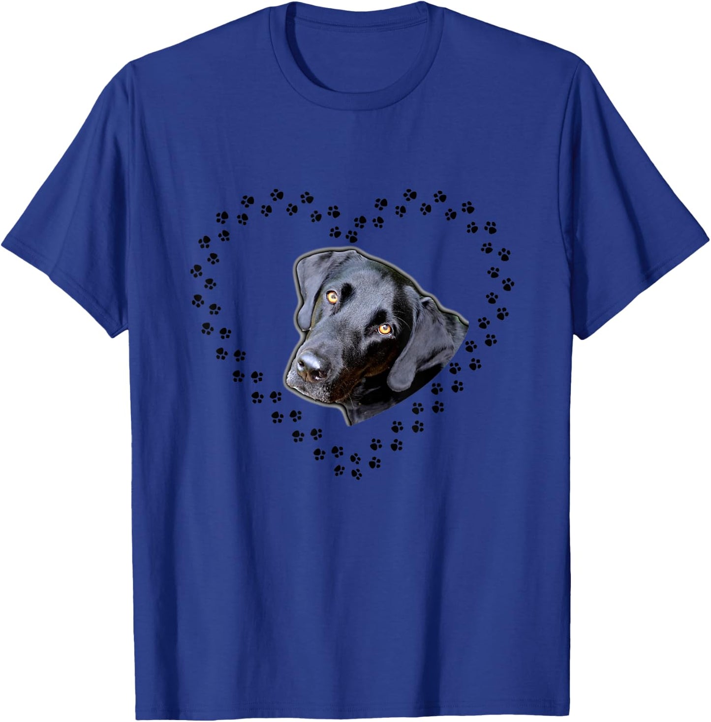 Black Labrador Retriever Dog T-Shirt - T-Shirt | Royal