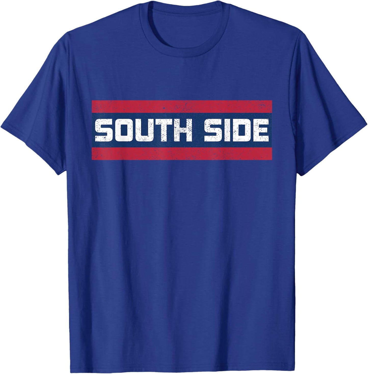Retro South Side T Shirt Chicago Baseball Fan Gift T-Shirt - T-Shirt | Royal