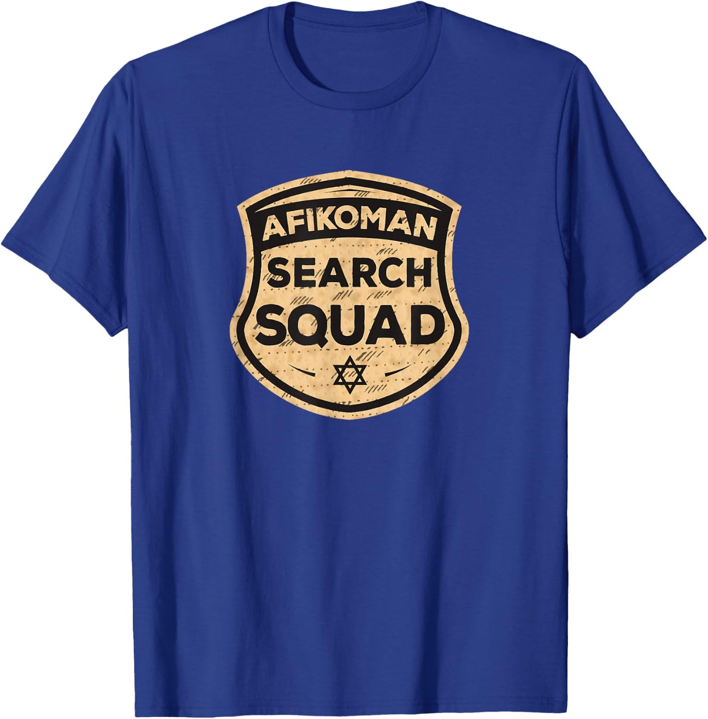 Afikoman Search Squad Funny Passover Seder Gift T-Shirt - T-Shirt | Royal
