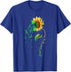 Spinal Cord Injury Awareness Sunflower Shirt T-Shirt - T-Shirt | Royal
